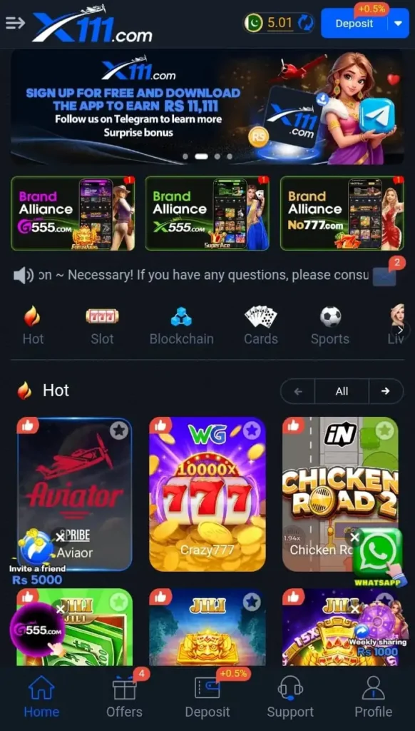 X111 Game Download Latest Earning Game for Android