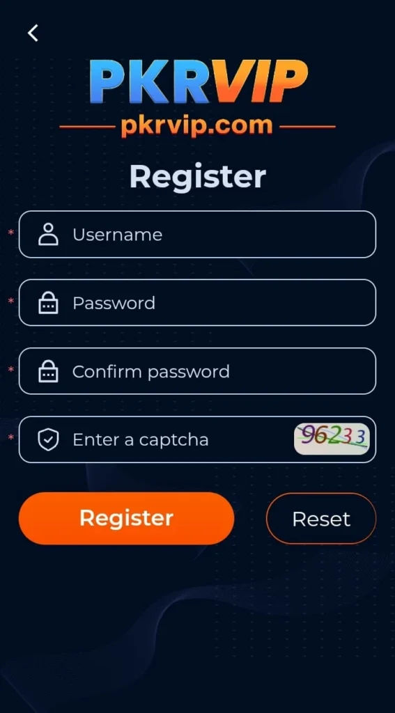 PKRVIP Game Free RegistratIon