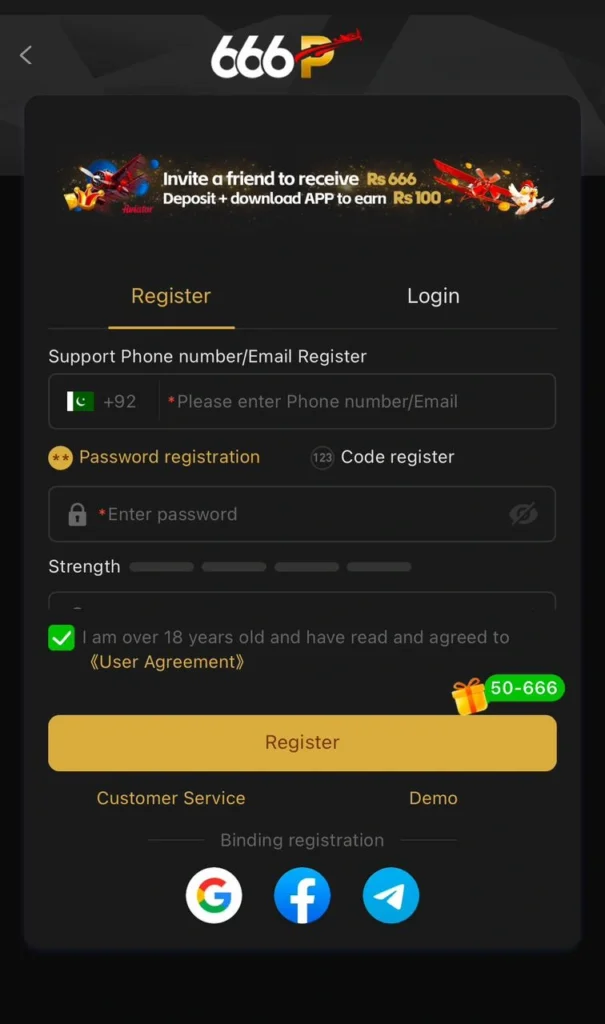 666p Game Free Registration