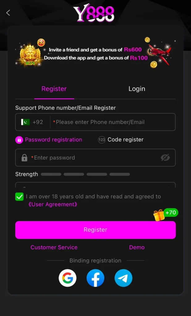 y888 game download login and registration steps