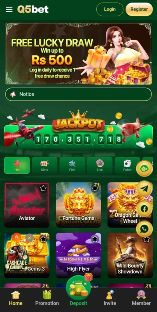Q5bet game download new earning apk in Pakistan 