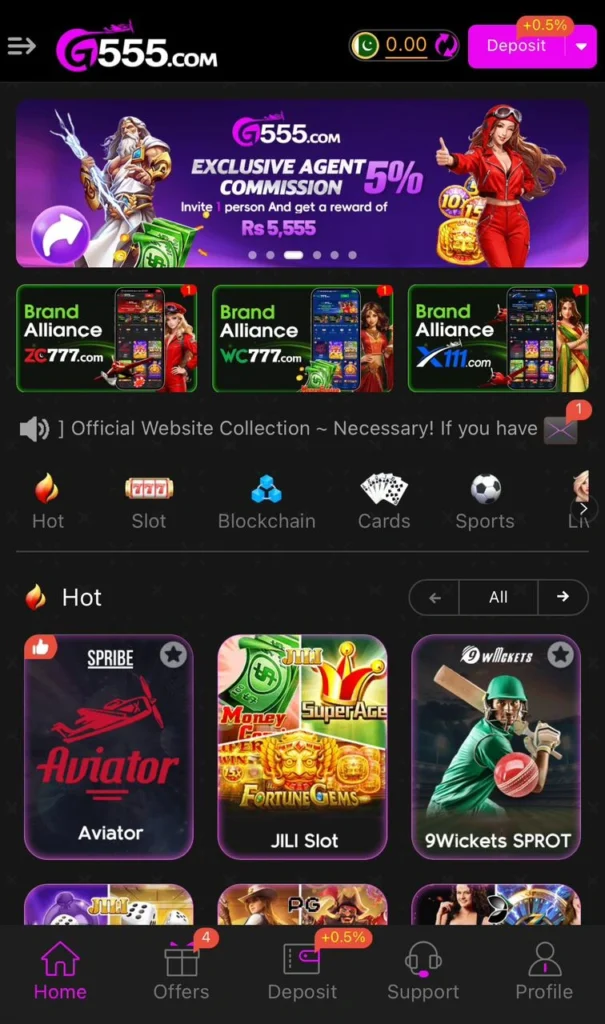 Download G555 Game to Earn Real and Easy Cash in Pakistan 