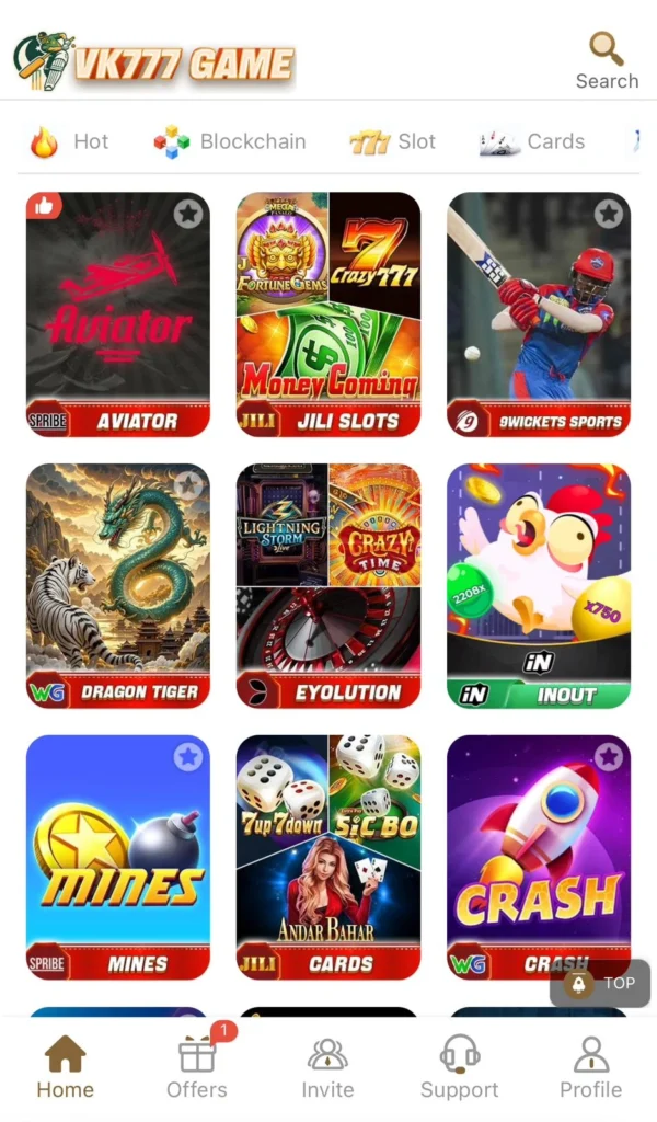 Download VK777 Game to Earn Real Cash in Pakistan