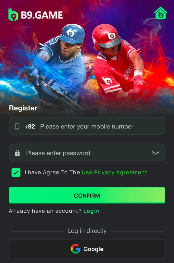 Free B9 Game Registration 2025 in Pakistan. Get Registered and Enjoy Earning.