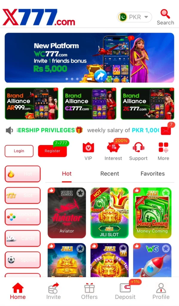 Download X777 Game and Earn Real Cash in Pakistan 2025
