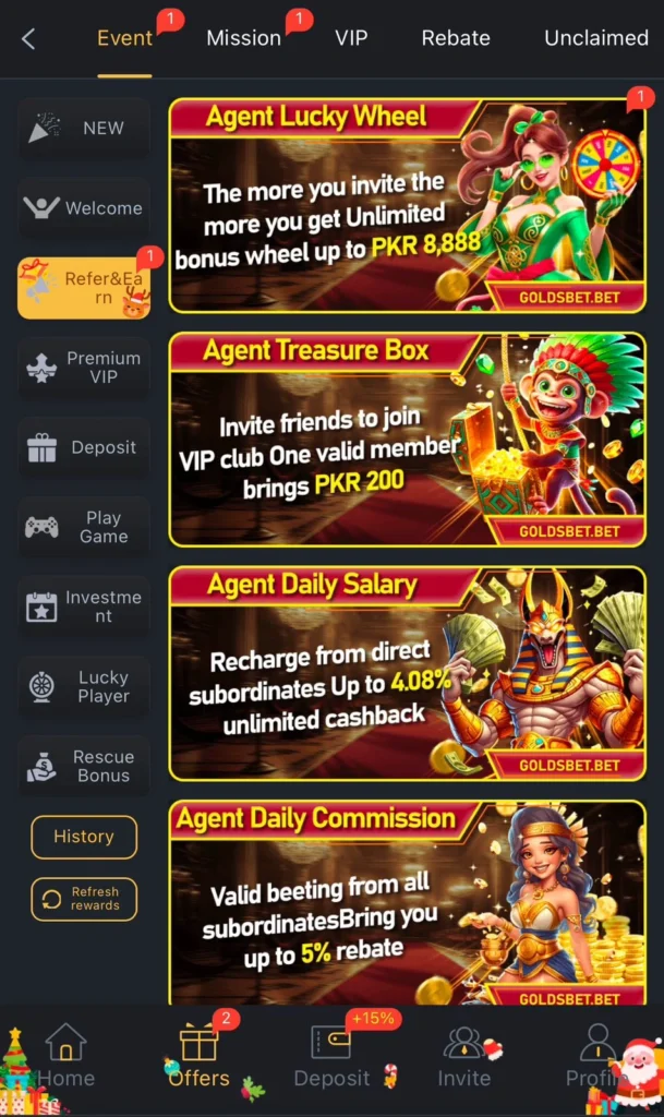 Download Goldsbet Game to Earn Real Money in Pakistan