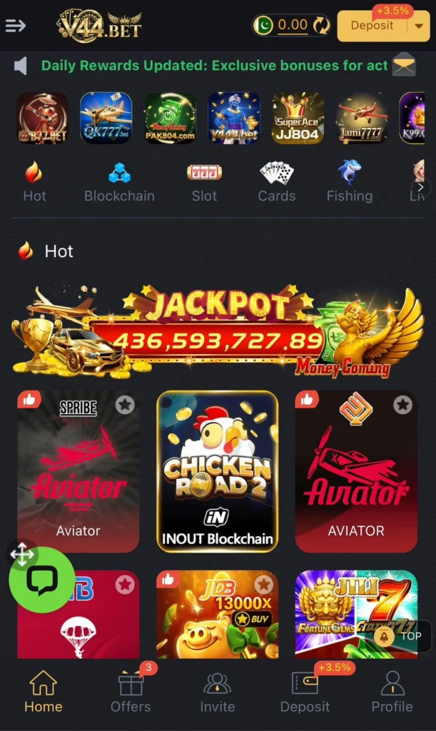 Download V44Bet Game to Earn Real Cash in Pakistan 2026