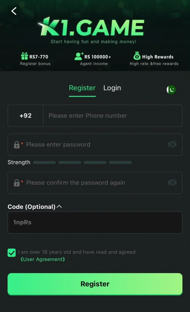 K1 Game Free Registration 2026