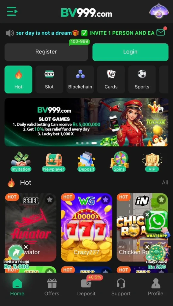BV999 Game Download . New Real Earning Game in Pakistan.