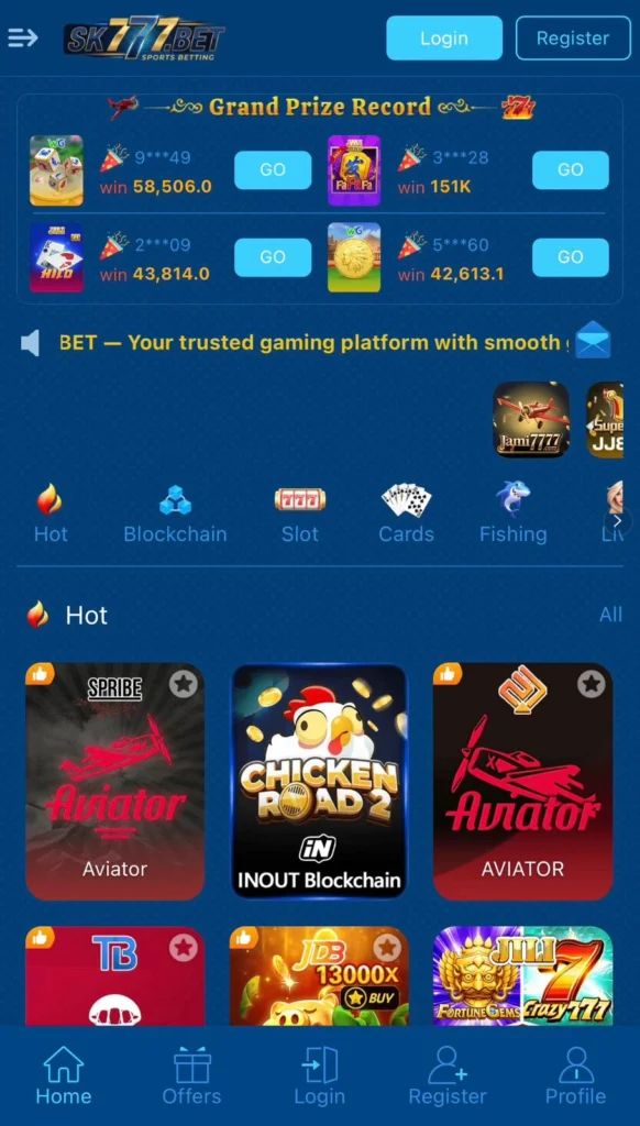 SK777 Game Download Apk For Real Money.