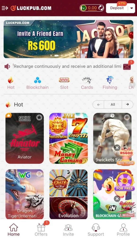 LUCKPUB Game Download APK New Earning Game.