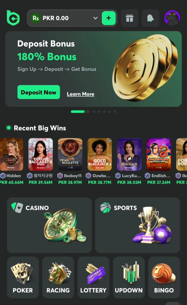 BC Game apk Download . best real earning game in pakistan